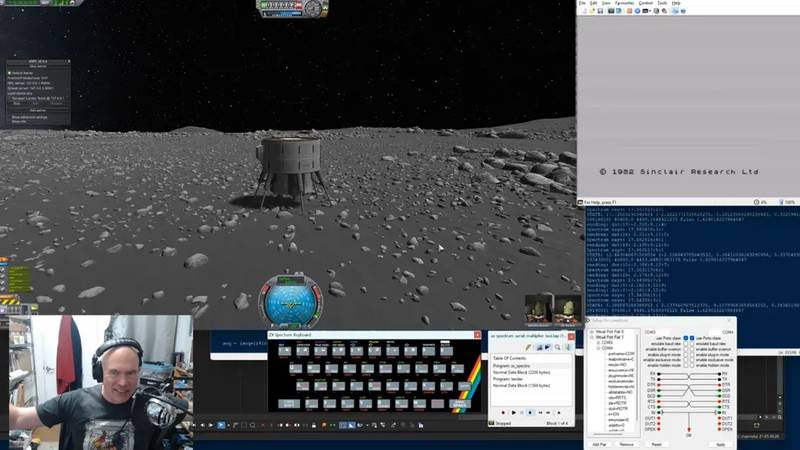 48KB算力极限挑战：复古工程师用1982年ZX Spectrum复现登月任务